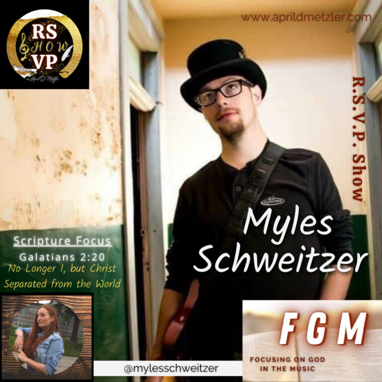 Focusing on God in the Music – No longer I, but Christ! – Myles Schweitzer